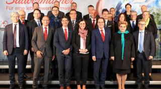 EU Environment Ministers on an excursion to Saubermacher