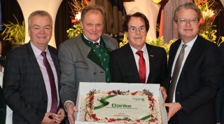 Saubermacher gratulierte zum 75-jährigen Bestand des Gemeindebundes.